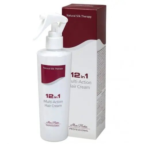 Mon Platin 12 in 1 plaukų kremas su šilku ir juodaisiais ikrais