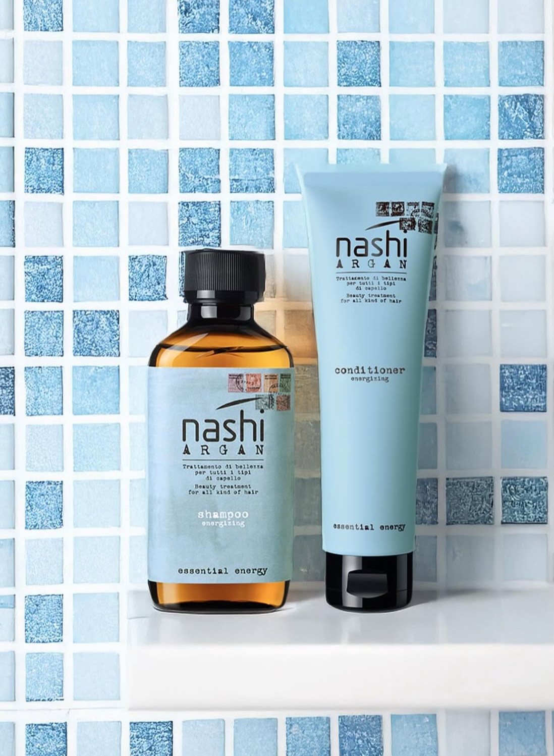 Energizuojantis šampūnas ir kondicionierius