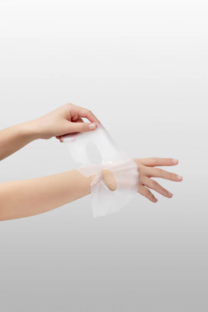 CUSKIN dvigubo poveikio hidrogelio kaukė odos stangrinimui ir švytėjimui