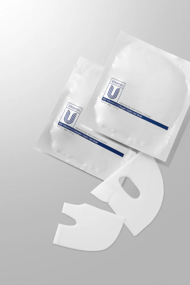 CUSKIN dvigubo poveikio hidrogelio kaukė odos stangrinimui ir švytėjimui