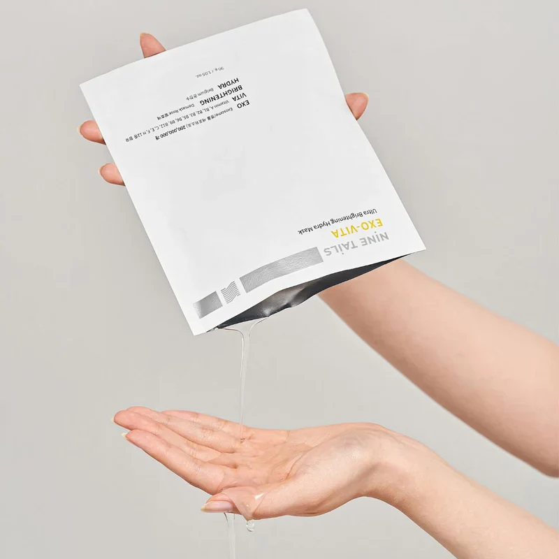 NINE TAILS EXO-VITA intensyviai drėkinanti, odą skaistinanti kaukė_2 NINE TAILS EXO-VITA intensyviai drėkinanti, odą skaistinanti kaukė