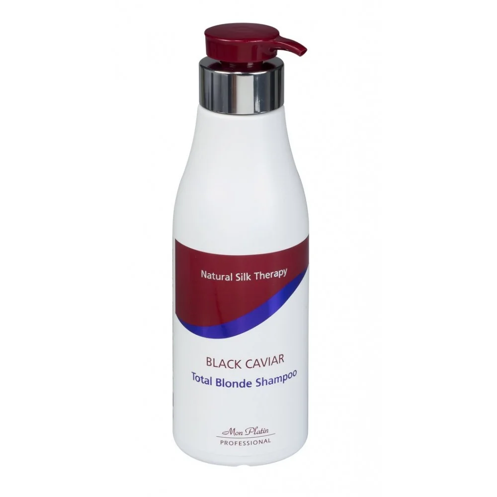 Mon Platin Black Caviar Total Blonde Shampoo šampūnas šviesiems plaukams, 500ml