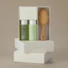 AnillO Lime Sunday Refresh Hair & Brush Set – plaukų priežiūros rinkinys su šepečiu