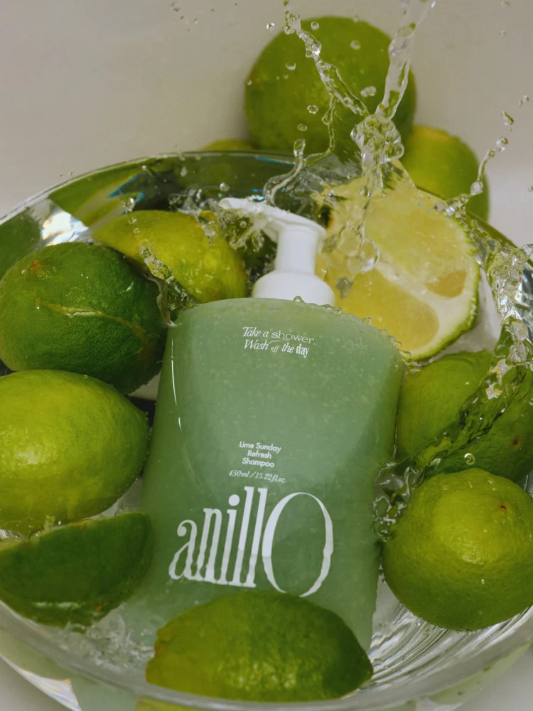 AnillO Lime Sunday gaivinantis šampūnas galvos odai, 450 ml