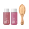 AnillO Rosy Night Repair Hair & Brush Set – plaukų priežiūros rinkinys su šepečiu