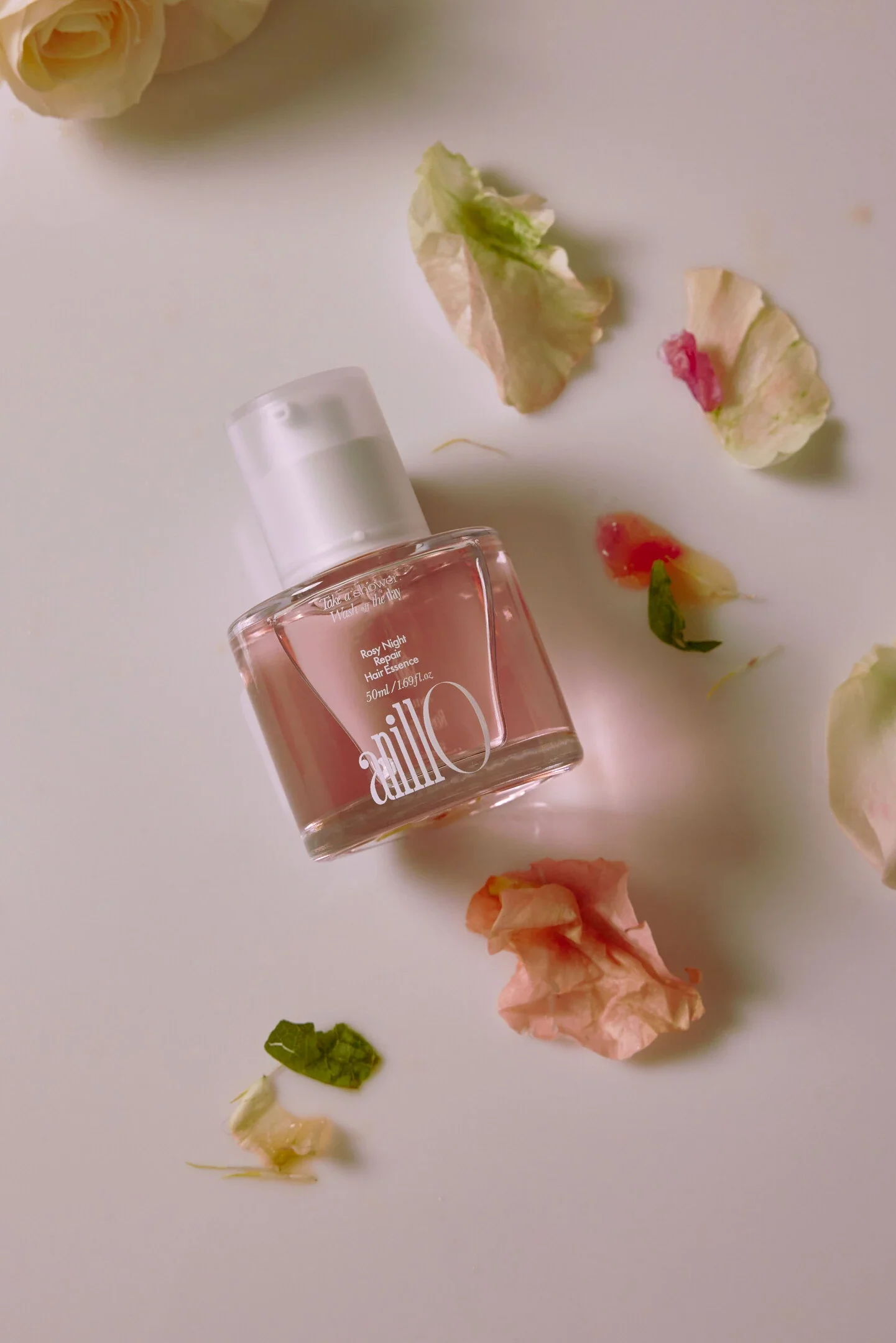 AnillO Rosy Night Repair plaukų esencija pažeistiems plaukams, 50ml 1 AnillO Rosy Night Repair plaukų esencija pažeistiems plaukams, 50ml