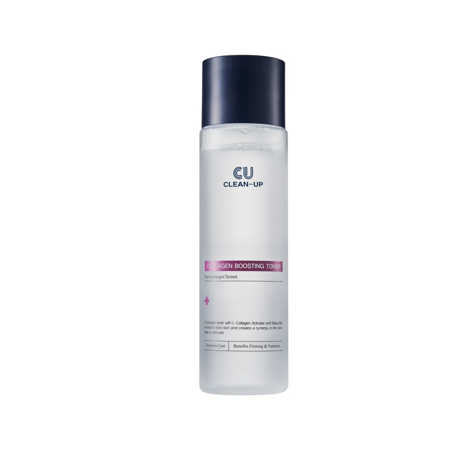 CUSKIN Clean-Up veido tonikas su kolagenu ir peptidais 200 ml