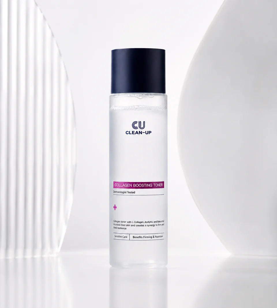 CUSKIN Clean-Up veido tonikas su kolagenu ir peptidais 200 ml