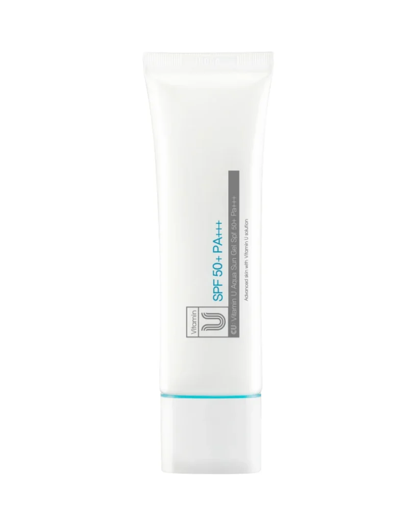 CUSKIN Vitamin U Aqua Sun Gel SPF50+ PA+++, drėkinamasis kremas nuo saulės 50 ml